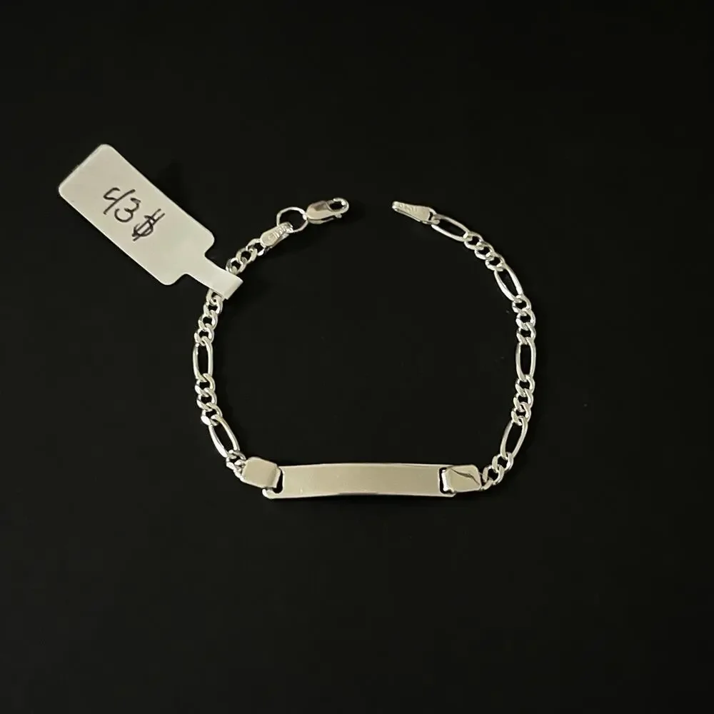 Esclava Para Niño De Plata 925 Con Diseño Fígaro